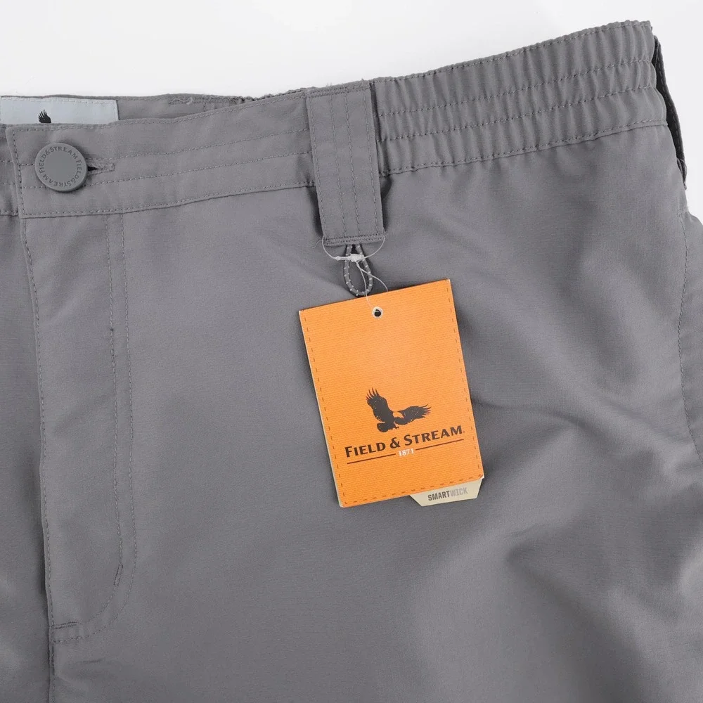 NEW Field & Stream Harbor Fishing Pant Smartwick Castlerock Riptop Grey Mens 2XL